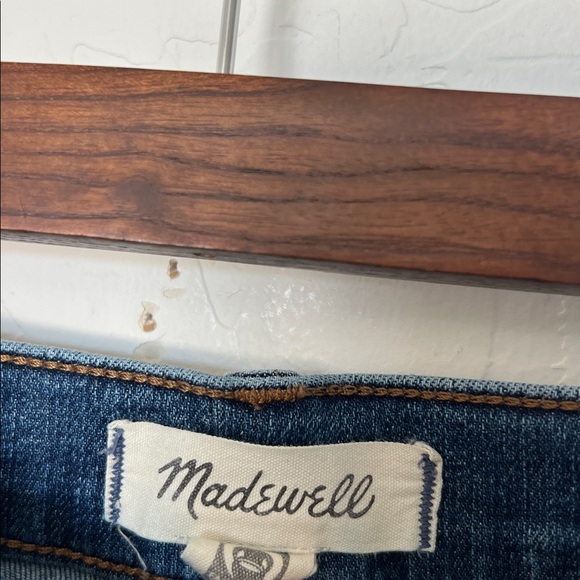 Madewell Stovepipe Jeans in Antoine Wash Blue Denim Size 28 - Picture 4 of 7